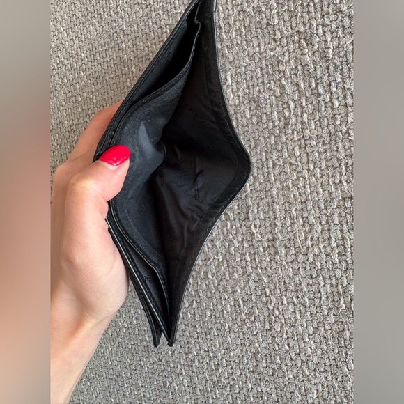 Burberry Nova Check Bifold Wallet Black Leather Authentic - Picture 7 of 16